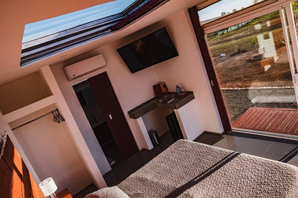瓜达鲁佩镇Cabana El Alamo Con Jacuzzi别墅 外观 照片