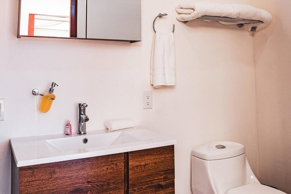 瓜达鲁佩镇Cabana El Alamo Con Jacuzzi别墅 外观 照片